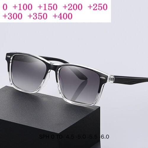 2021 New Classic Square Mens Multifocal Reading Glasses Women Men Diopter Eyeglasses Bifocal Sunglasses For Near And Far NX