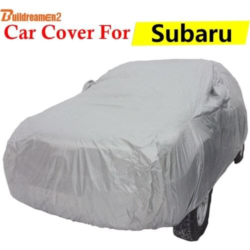 Buildreamen2 New Car Cover Outdoor Anti UV Sun Snow Rain Scratch Resistant Auto Cover For Subaru Baja Dex Exiga Impreza Forester