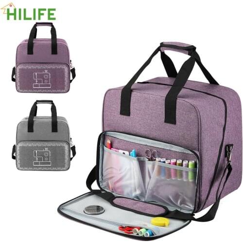 Sewing Machine Bag Travel Home Organizer Bag Thread Yarn Storage Tote Sewing Machine Accessories Large Capacity Portable