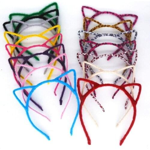 50 Pcs Party Women Girl Cat Anime Fox Ear Head Hoop Hairband Headdress Headband Hair Bands Headwear Party Favors Gift Halloween