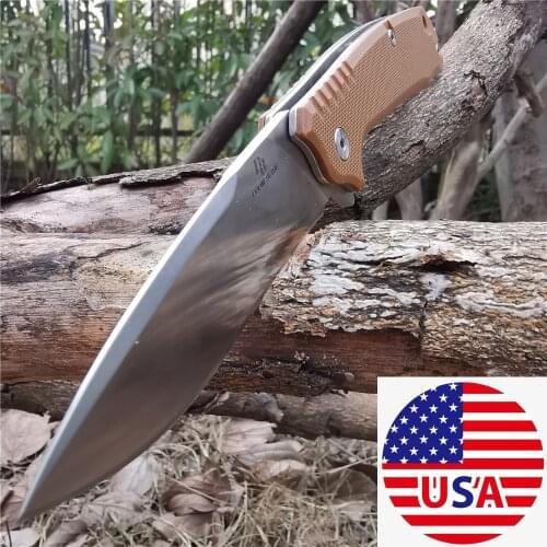 With Clip Assassin Folding Knife D2 Blade G10 Handle Ball Bearing Knives Good Hunting Camping Survival Outdoor Everyday Carry
