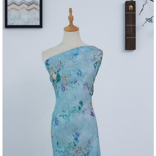 High quality ramie fabric High-end gowns, dresses, trousers, shirts and jackets tissus High-end brand patchwork