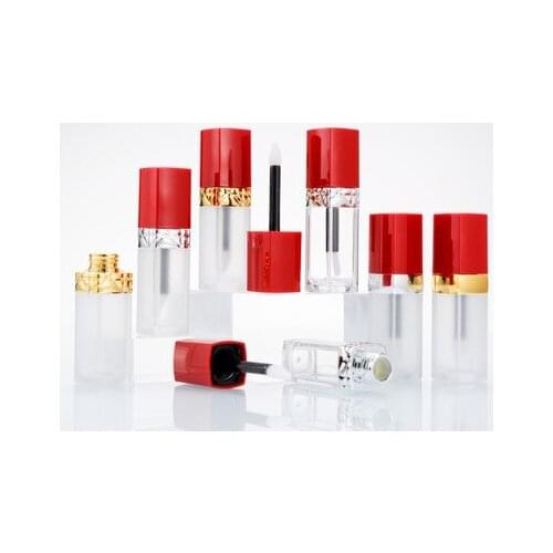 10/30pc 5ml Lipgloss Bottle DIY Lip Gloss Container Square Refillable Bottles Empty Lip Gloss Tube Beauty Makeup Tools Wholesale