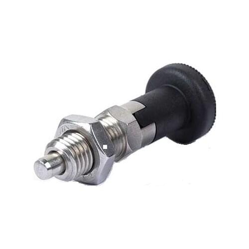 2PCS/LOT Stainless Steel Self Locking Index Plunger Pin with Self Locking Function For Dividing Head M6/M8/M10/M12/M16/M20