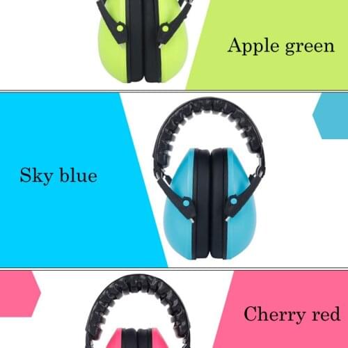 New Baby Ear Muffs Adjustable Soft Baby Ear Hearing Protector Earmuff Baby Noise Reducing HeadPhones Ear Muffs Noise Defenders