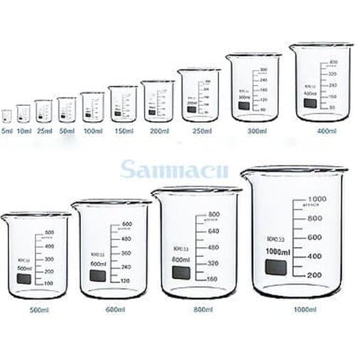 3000ML Low Form Beaker Chemistry Lab G3.3 Borosilicate Glass Heavy Wall