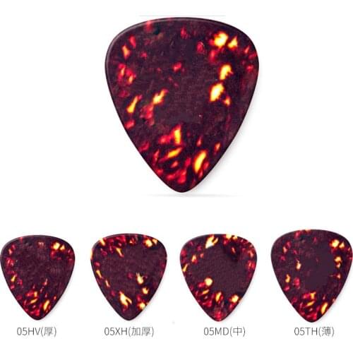 483 bakelite ballad guitar bass shrapnel classic Celluloid shell color paddle high quality guitar pick 4 thickness