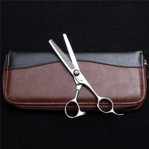 6" 17cm JP Titanium Customized Logo Thinning Scissors Hairdressers Scissors Professional Hair Scissors Haircut Scissors C2002