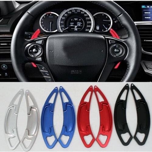 For Honda Spirior Odyssey Accord Acura 2015-2018 Aluminum Steering Wheel Shift Paddle Shifter Extension 2PCS car styling