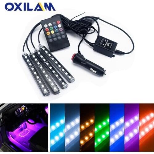 Atmosphere Lamp Car Interior LED Strip Ambient Light for Mercedes Benz W203 W204 W205 W211 W212 W124 C E Class Remote Control