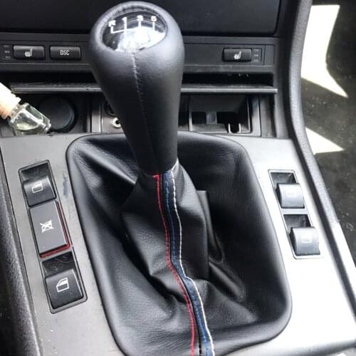 Car Styling Gear Shift Collars Handbrake Grips Gaiter For BMW E46 E30 E34 E36 E38 E39 E53 E60 E70 E83 E87 E90 E91 E92 F10 F25 M3