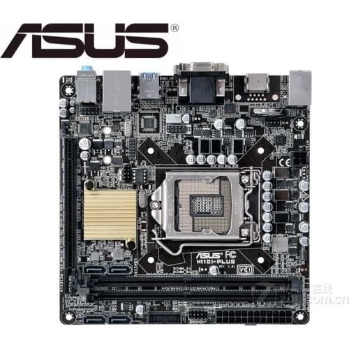 USED original motherboard for for ASUS H110I-PLUS Socket LGA 1151 DDR4 Desktop motherboard