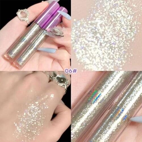 Diamond Liquid Eyeshadow Shiny Eye Liner Pen High Light Lying Silkworm Eyeshadow Palette Long Lasting Shimmer Cosmetic TSLM1