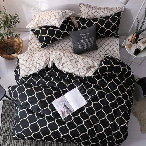 Dropship Design Black Duvet Cover Set Marbling Bed Linens Pillowcase 2/3pcs Bedding Set Pillowcase Twin Queen King Size ping