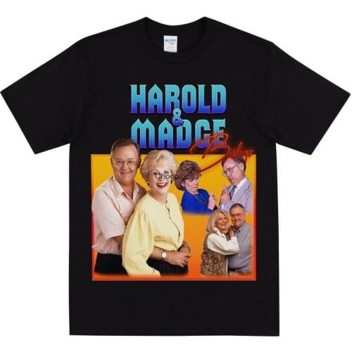 Harold & Madge Bishop Homage T shirt Mens Tshirt Womens T Shirt Neighbours TshirtTshirts Top Vintage 90s Tee Australian