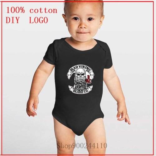 Newborn Kids Baby Clothing Cartoon Romper Bodysuits Baby Cartoon Romper baby girl And boy viking beard Onesie Jumpsuit Bodysuits