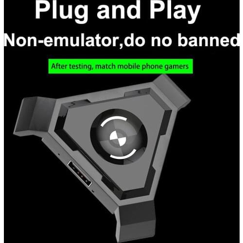 PUBG Mobile Gamepad Controller Gaming Keyboard Mouse Converter For Android Phone To PC Adapter Bluetooth Keyboard Converter