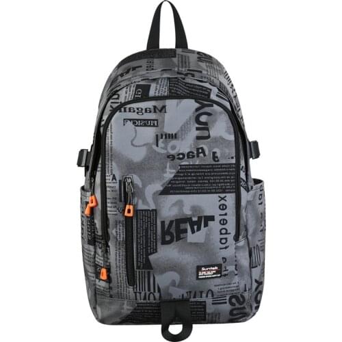 Fashion Mens Backpack 2021 Trendy Camouflage School Bag For Boys Girls Nylon Large-capacity Student Shoulder Travel Backpacks