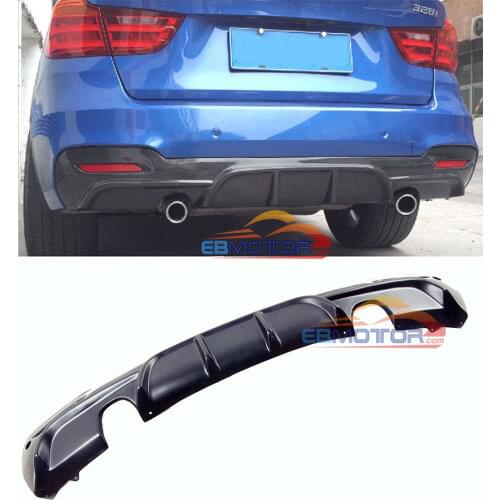 UNPAINTED P Style 3k Rear Diffuser For BMW 3series F34 GT M Sport Mtech Bumper 2014UP B360F