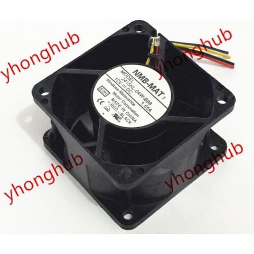 NMB-MAT 2415KL-04W-B86 E0H DC 12V 1.65A 4-wire 60x60x38mm Server Cooling Fan