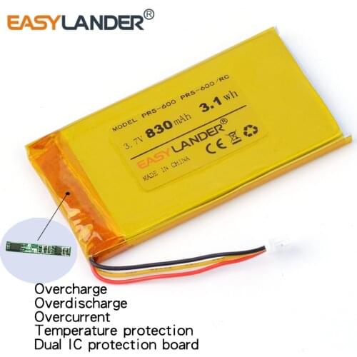 NEW 3.7V 830mAh Replacement Rechargeable li Polymer battery For Sony PRS-600 PRS-700 PRS-600/RC PRS-600/BC (P/N A98927554931)