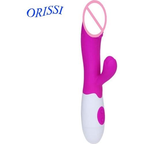 ORISSI Sex Products 10 Speed Vibration Big Dildo Vibrators,Silicone Rabbit Dildo G-spot Vibrators, Adult Sexy Toys For Women