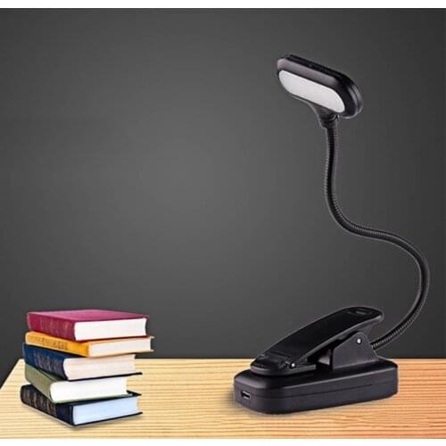 Rechargeable Book Light for Reading in Bed Eye Protection LEDs Clamp Light，Book Light, Reading Light