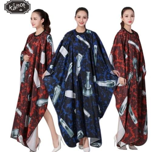Salon Professional Hair Styling Cape Adult Upscale Retro Fashion Print Waterproof Hairdresser Barber hair cutting cape apron