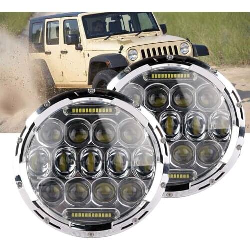 J105 Led Headlamp for Offroad Driving Light Aluminum Alloy for Jeep Wrangler JK lantsun