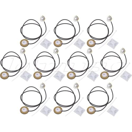 10 Pcs Pickup Piezo Transducer For Acoustic Guitar Violin Ukulele Mandolin