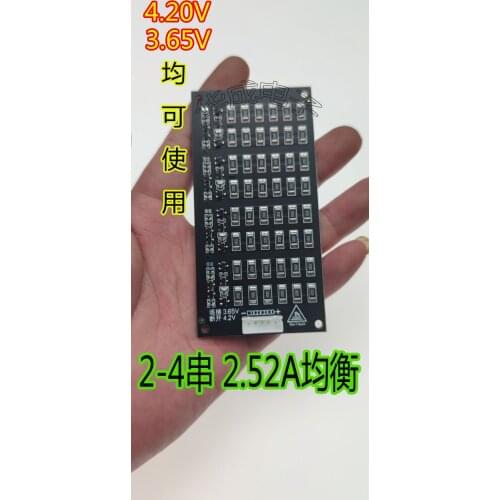 2-6 strings lithium battery balancing board equalizing board Ternary Lithium iron phosphate 3.7V 3.2V 4.20V 3.65V