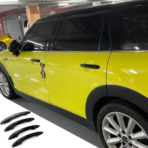 4Pcs Gloss Black Door Handle Cover For Mini for Cooper JCW F55 F54 Clubman F60 Countryman Exterior Trim Car-Styling Accessories