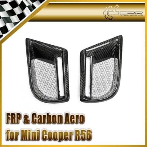 Car-styling For BMW Mini Cooper 11y~ R56 Duell AG Carbon Fiber Fog Light Cover