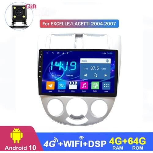 For Buick Excelle/lacetti 2004 2005 2006 2007 Android 10 GPS Navigation Touchscreen Quad-core Car Radio Built-in CarPlay and dsp