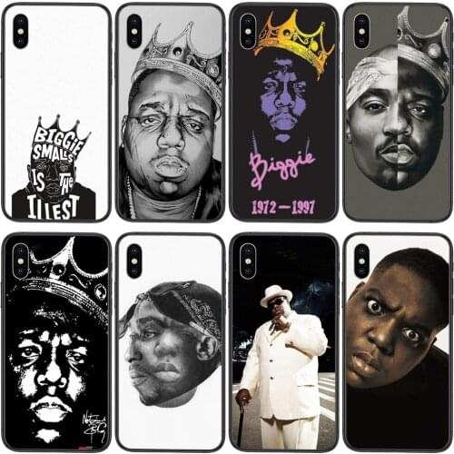 For Xiaomi Mi 11 10T 10S 10 Ultra Pro Lite Poco X3 NFC CC9 Design Biggie Smalls B.i.g. Rap Hip Hop Legend Originals Black Cell
