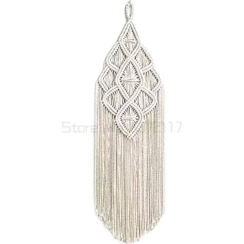 Hand woven tapestry childrens room decoration hanging props wall hanging Nordic tassel background wall