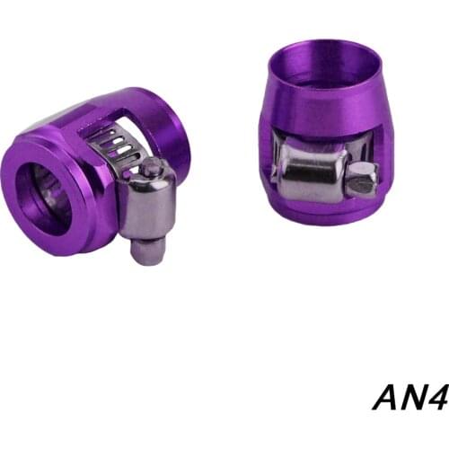 1lot=2pcs Hose Clamp AN4 Fuel Oil Water Tube Hose Fittings Finisher Clamps Hex Finishers ID:13mm TT100818