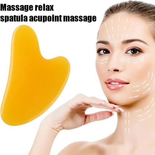Beeswax Acupoint Massage Scraper Neck Body Massage Scraper Face Massage Gua sha Board Acupoint Face Skin Care Massager