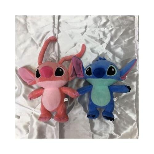 New Disney Cartoon Standing Position Stitch Plush Toy With suction cups Soft Stuffed Animal Doll Childrens toys