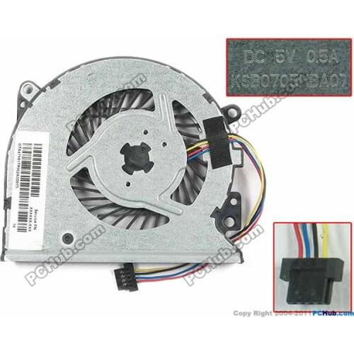 Laptop cpu cooling fan for HP ENVY 15-U 15-U011D 15-u010dx TouchSmart 15-u cooler fan DFS501105PR0T FAY6100EPA 5V 0.5A