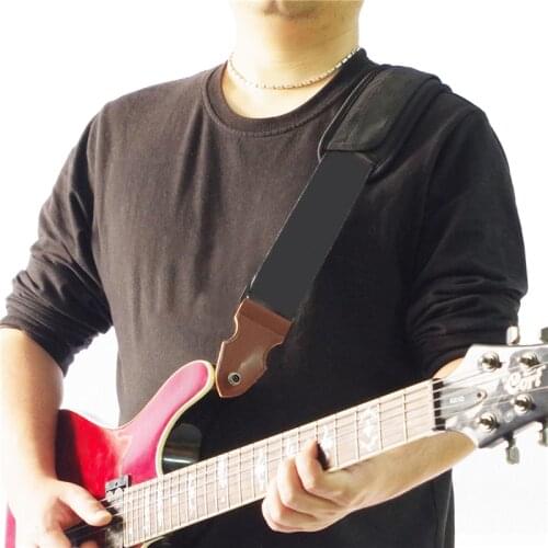 Guitar Strap Shoulder Pad Wearable Oxford Cloth Protection Padded Strap Leather Sleeves For Guitar Instrument Accessories
