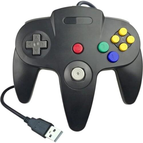 Wired PC Computer Game Controller Gamepad Gaming Joystick Joypad For N64 USB Game Handle For Windows7/8/10/Vista/Mac