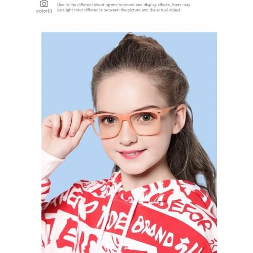 Dropshipping New Arrival Fashionable Square Shape Anti Blue Light Glasses For Children