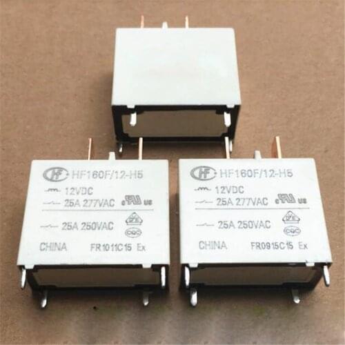 12V relay HF160F 12-H5 HF160F12H5 HF160F 12 H5 HF160F-12-H5 12VDC DC12V 25A 4PIN