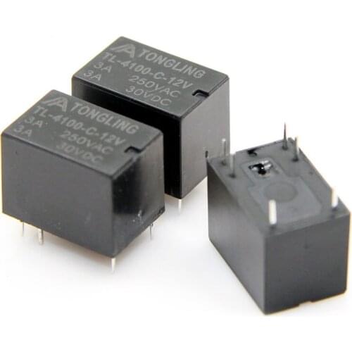 6 feet conversion type relay one open one close Can replace SRS-12VDC-SL relays 12V 3A 120VAC 24VDC 20pcs