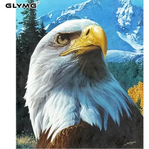 Needlework Diy Eagle Owl Diamond Embroidery Full Square Bird Animal Series Diamond Painting Cross Stitch European Home Decor