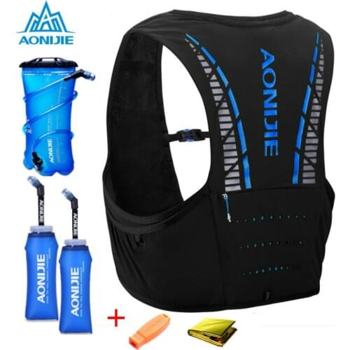 AONIJIE C933 Hydration Pack Backpack Rucksack Bag Vest Harness Water Bag Hiking Camping Running Marathon Race Climbing Bag 5L