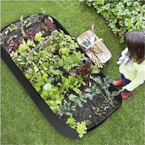 Square Handle Garden Planting Bag Seedlings Cultivation Bag Potato Growing FeltVegetable Planting Pocket