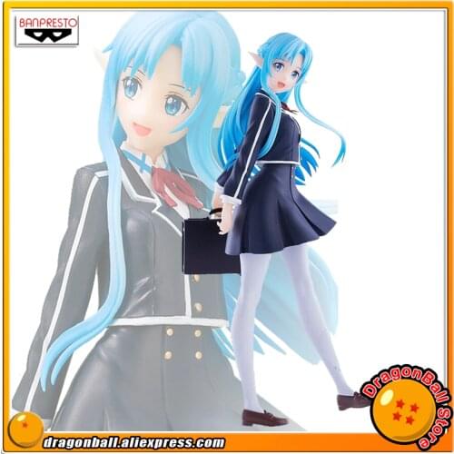 Japan Anime "Sword Art Online" Original Banpresto EXQ Collection Figure - Asuna Survivor School Uniform ver
