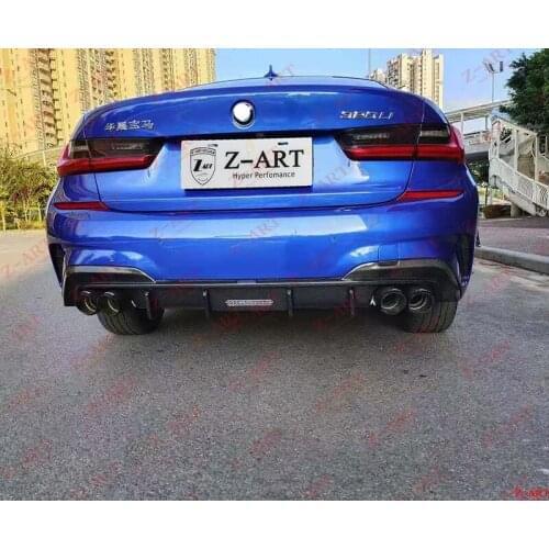 Z-ART G20 TK carbon fiber rear diffuser for G20 carbon fiber rear chin for 3er carbon fiber rear lip for all new 3 series